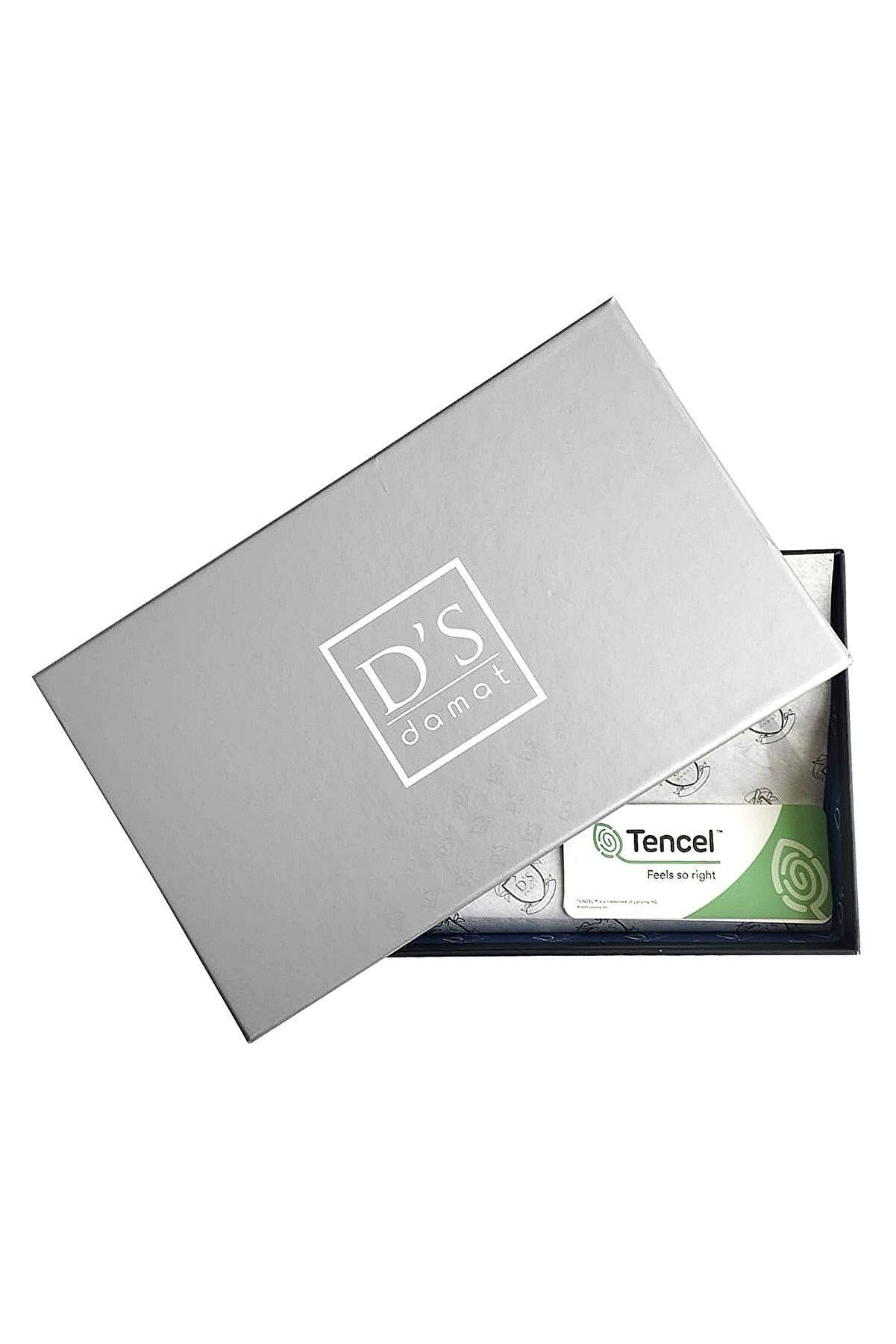 D's Damat Erkek Beyaz Modal Atlet Boxer Set 220301