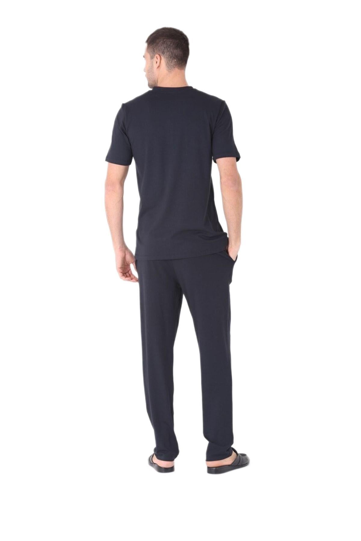 Ds Damat Erkek Lacivert 4'Lü Pijama Takımı 224016 