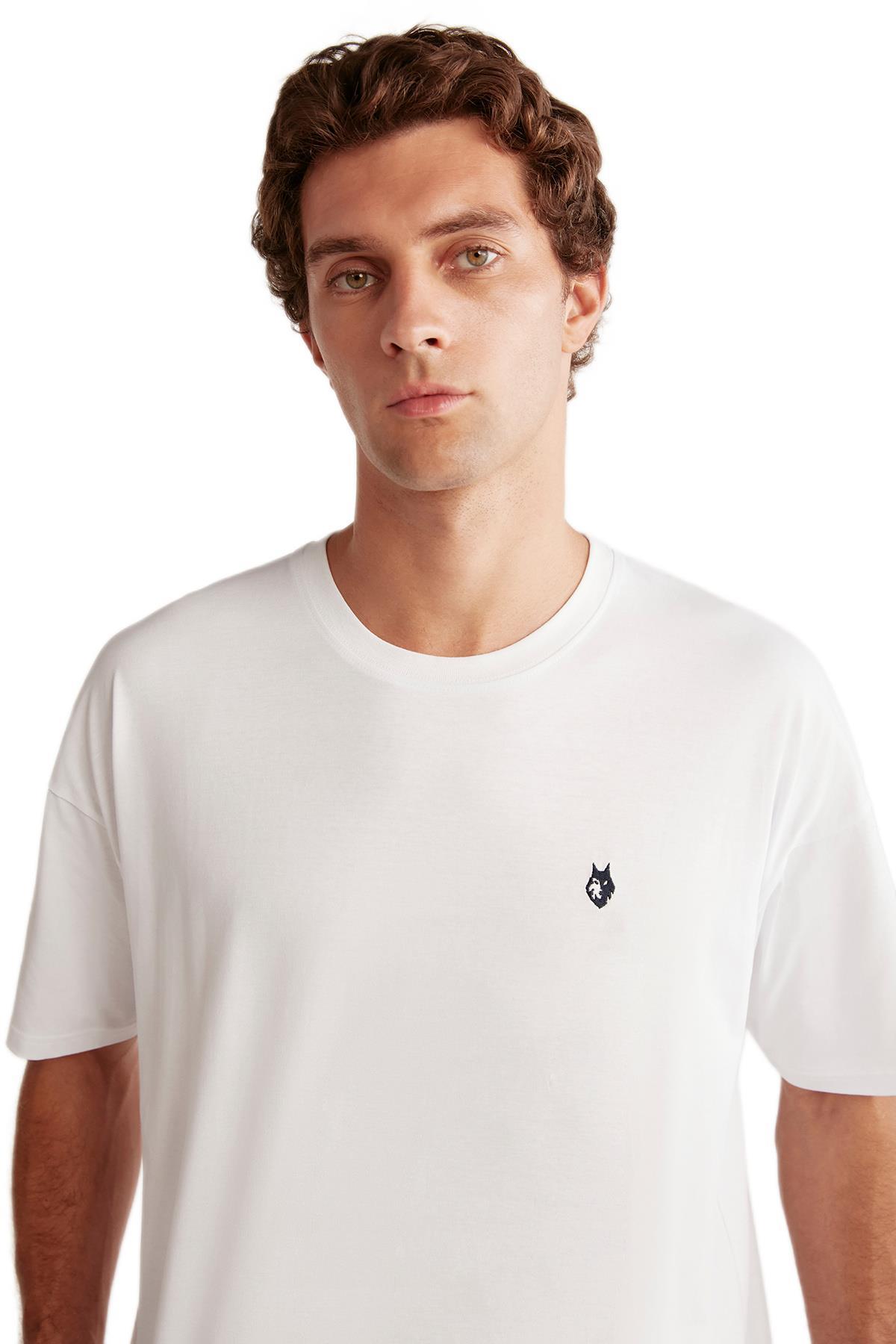 First Touch Erkek Beyaz T-Shirt