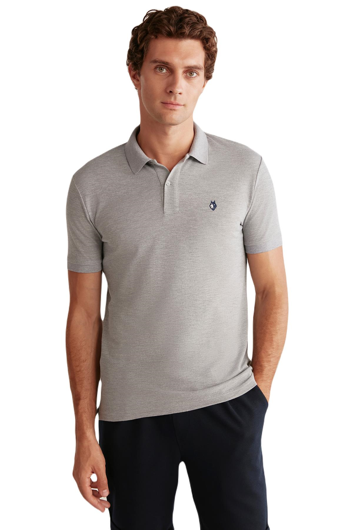 First Touch Erkek Gri T-Shirt