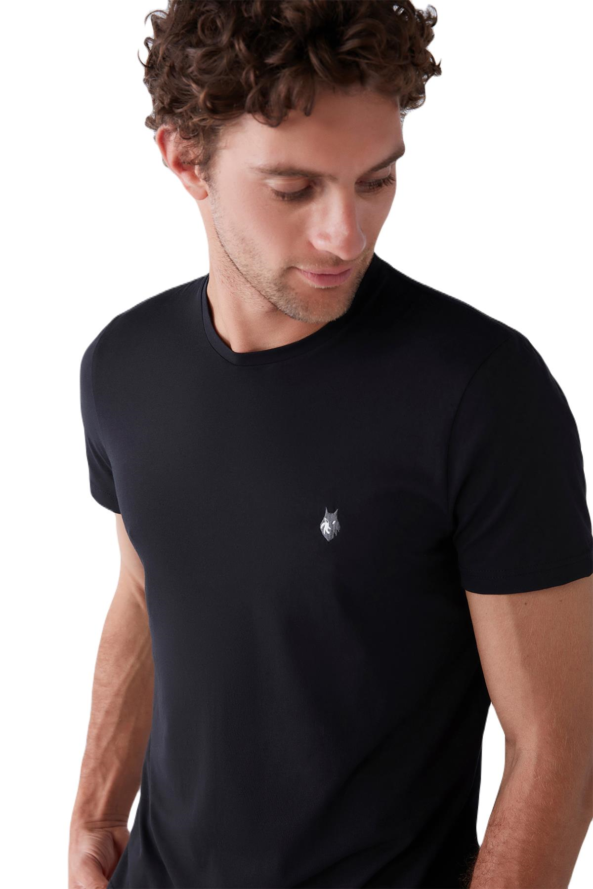 First Touch Erkek Siyah T-Shirt