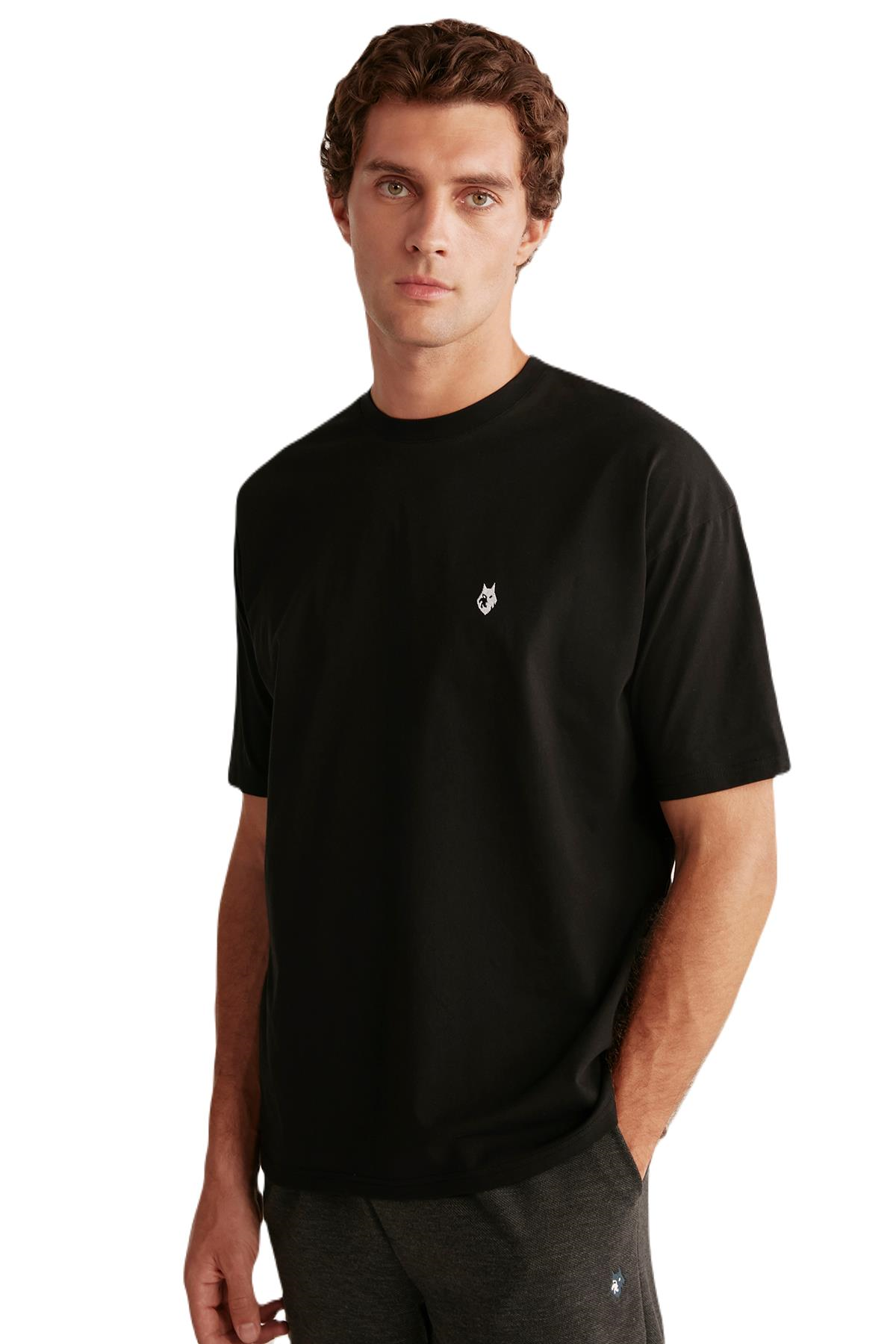First Touch Erkek Siyah T-Shirt