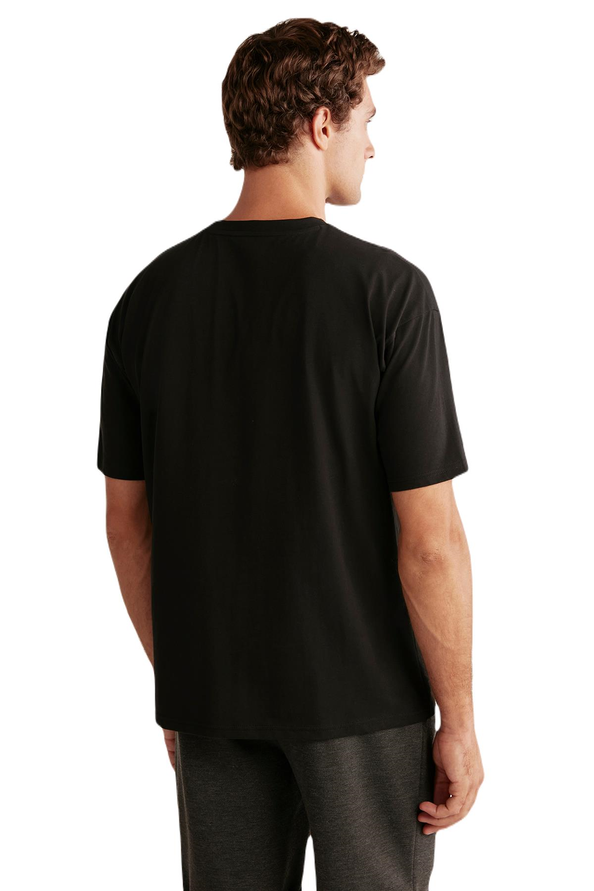 First Touch Erkek Siyah T-Shirt