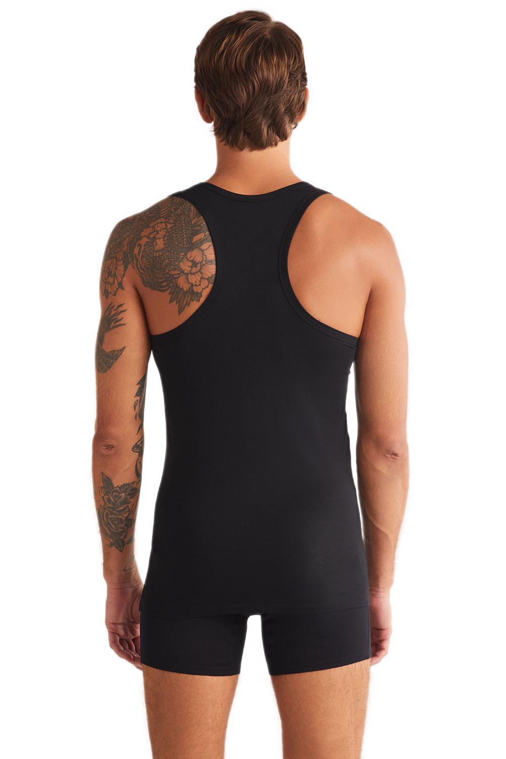 Kom Aytron Halter 2'li Basic Erkek Siyah Atlet