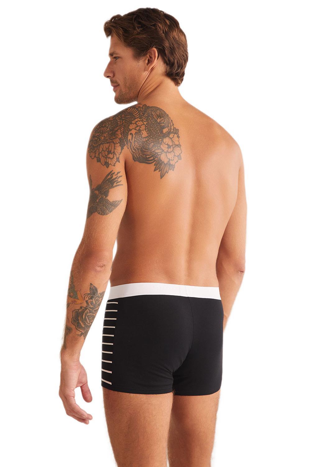 Kom Contra Erkek Siyah Boxer