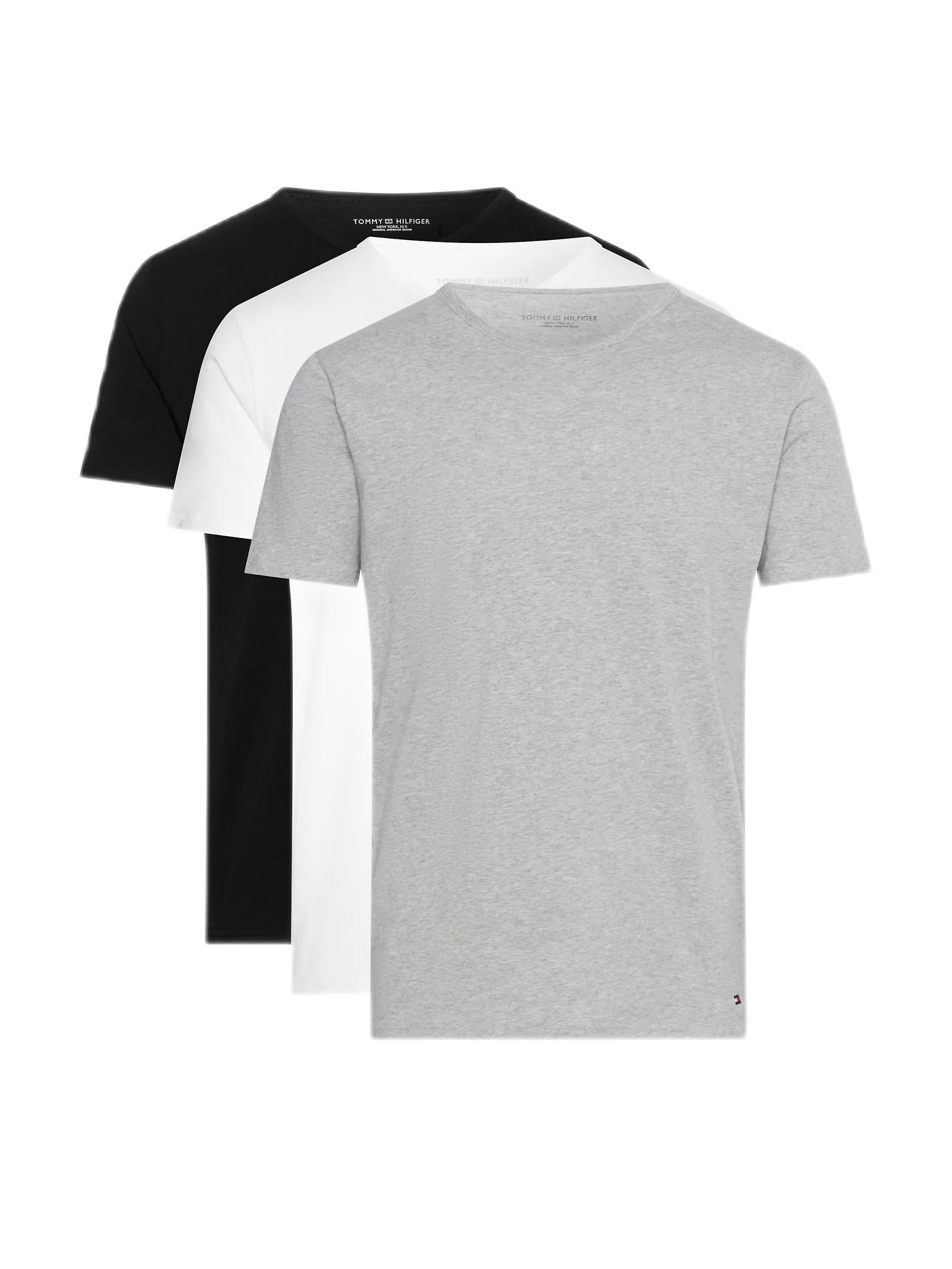 Tommy Hilfiger Erkek 3'lü Bisiklet Yaka T-Shirt