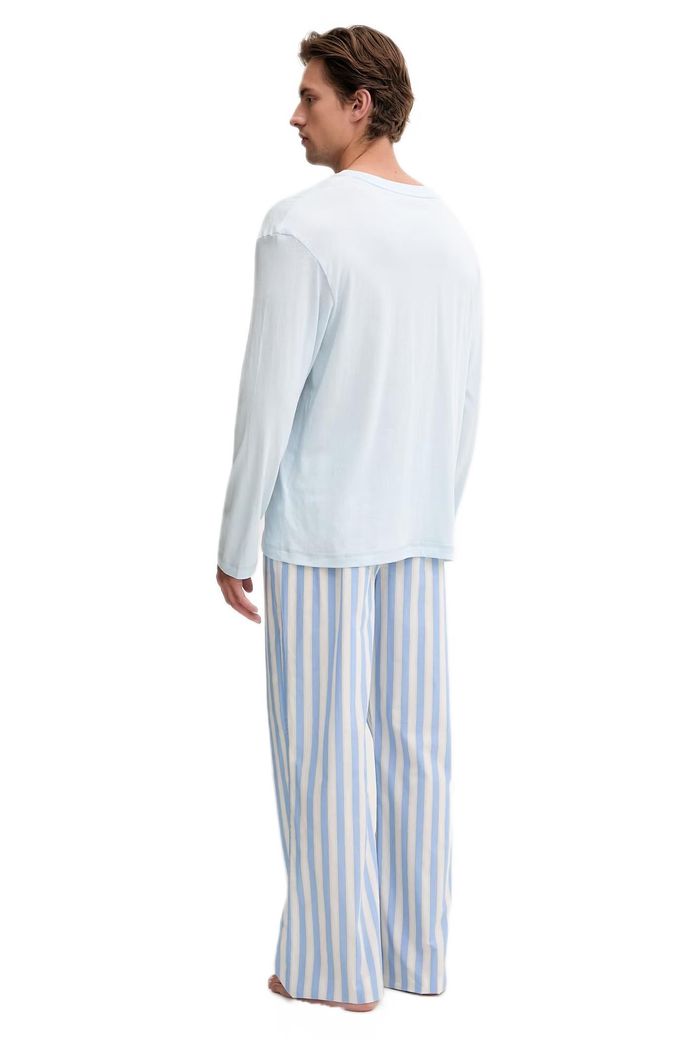 Tommy Hilfiger Erkek Mavi Pijama Takımı UM0UM03663