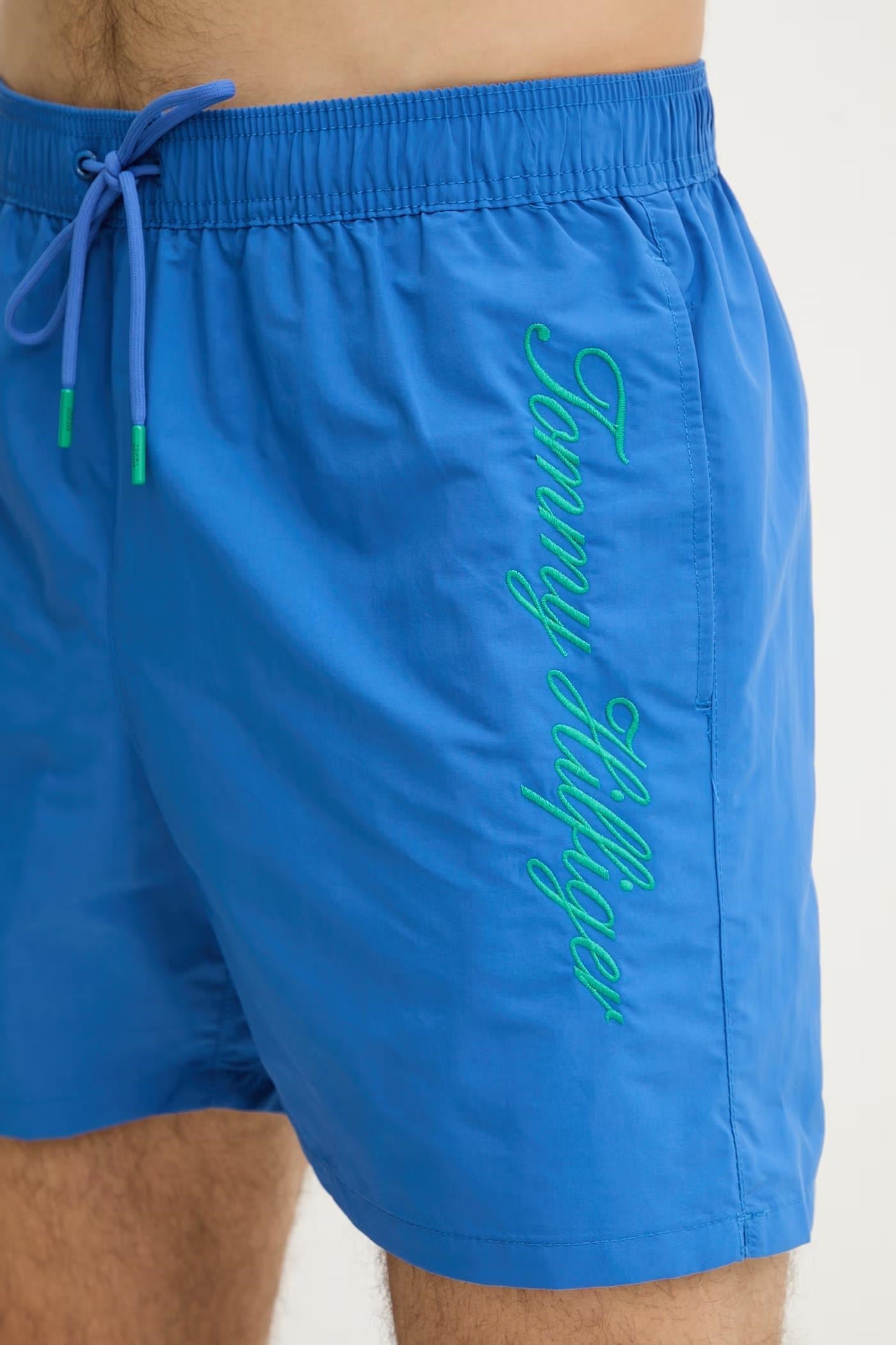 Tommy Hilfiger Erkek Mavi Swim Shorts UM0UM03858