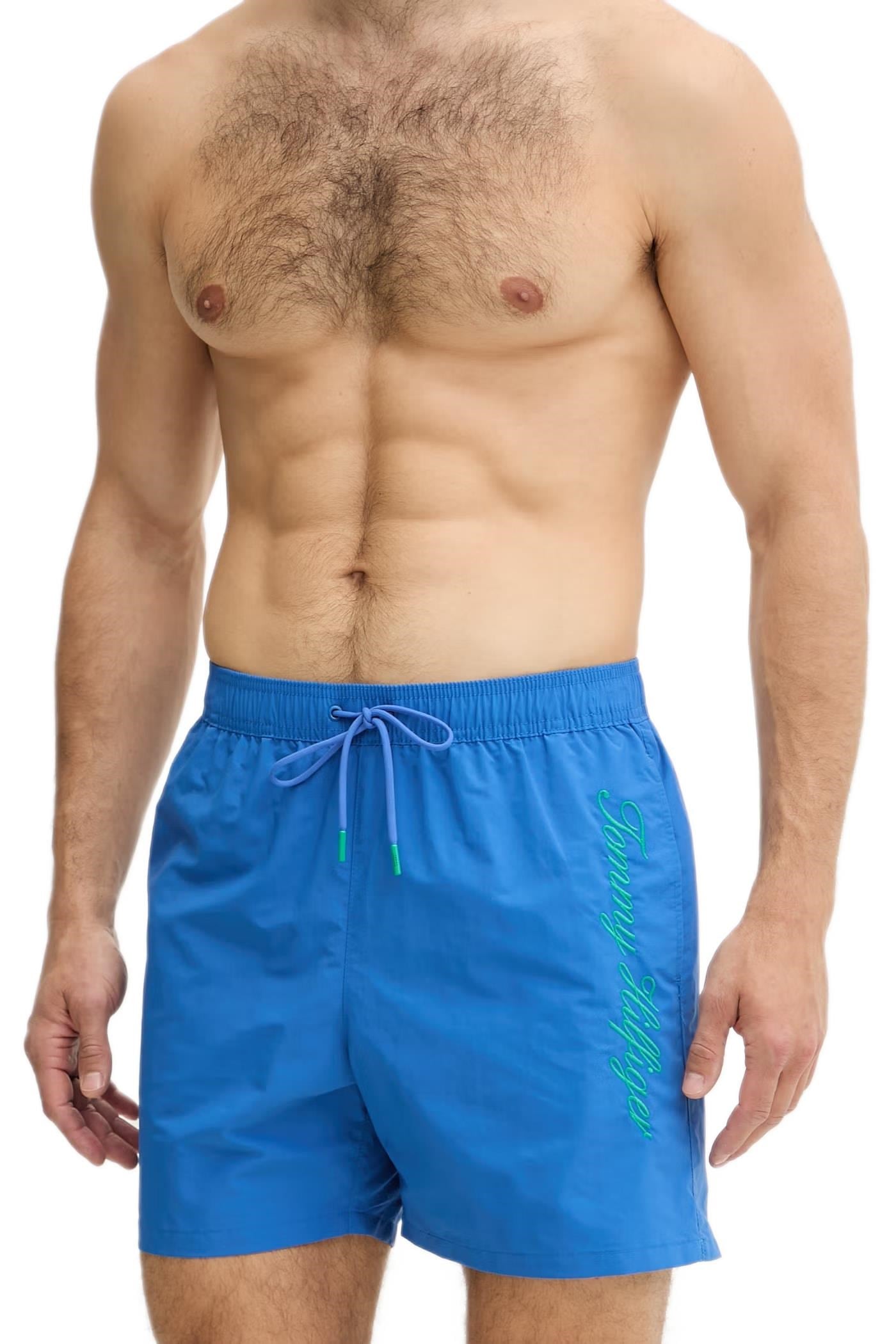 Tommy Hilfiger Erkek Mavi Swim Shorts UM0UM03858