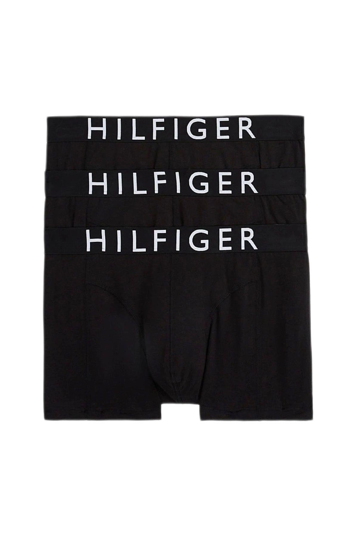 Tommy Hilfiger Erkek Siyah 3'lü Boxer Trunk UM0UM03464 