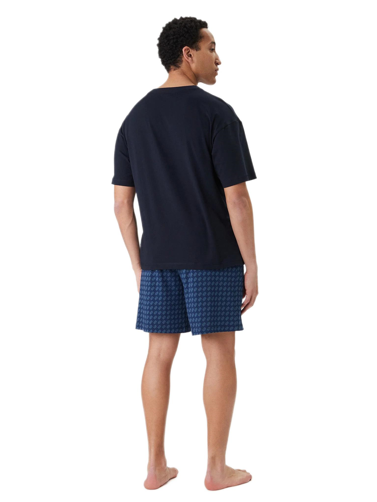 Tommy Hilfiger Erkek Siyah Şortlu Pijama Takımı UM0UM03834 