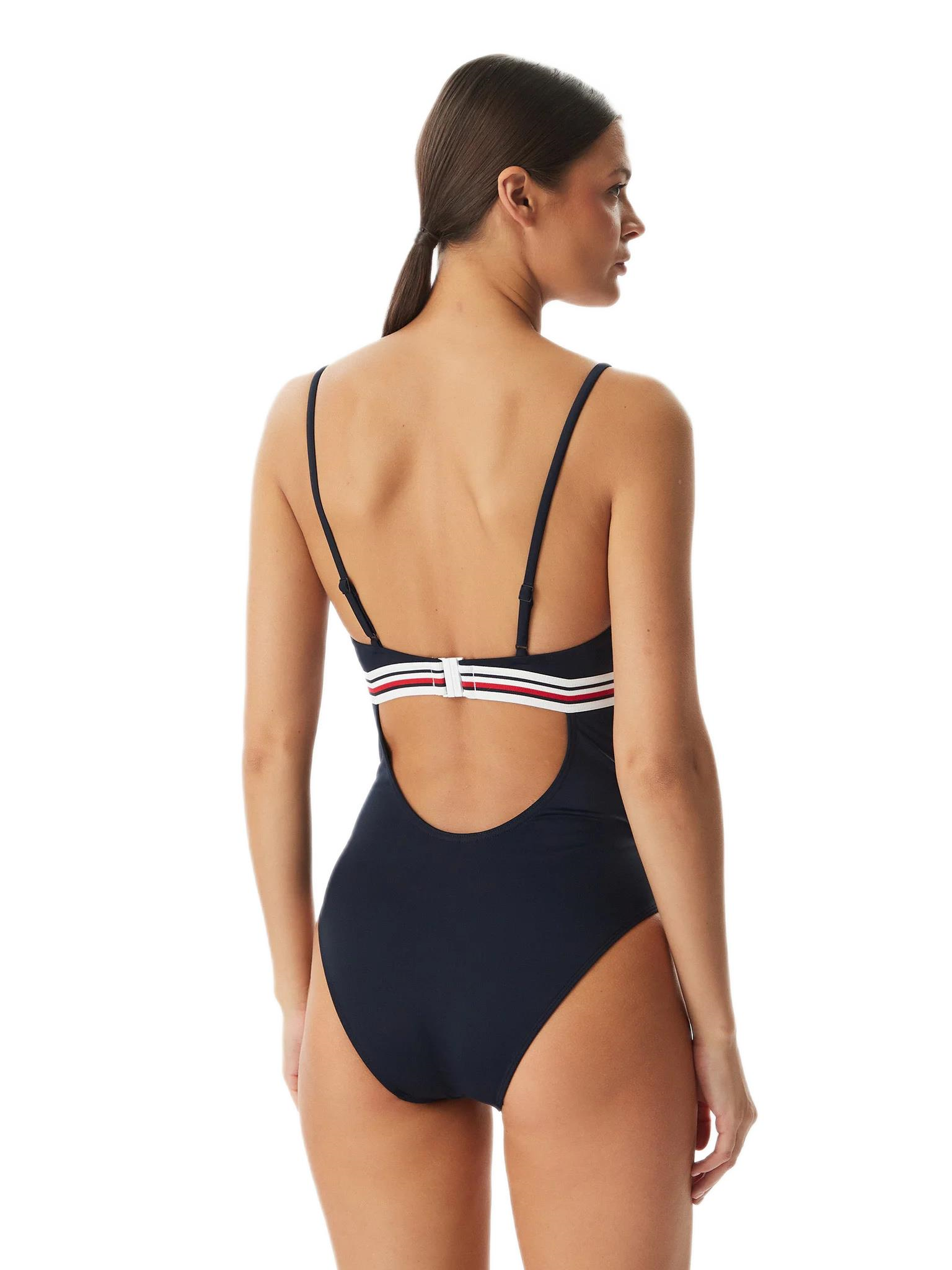 Tommy Hilfiger Kadın Lacivert Mayo UW0UW06357