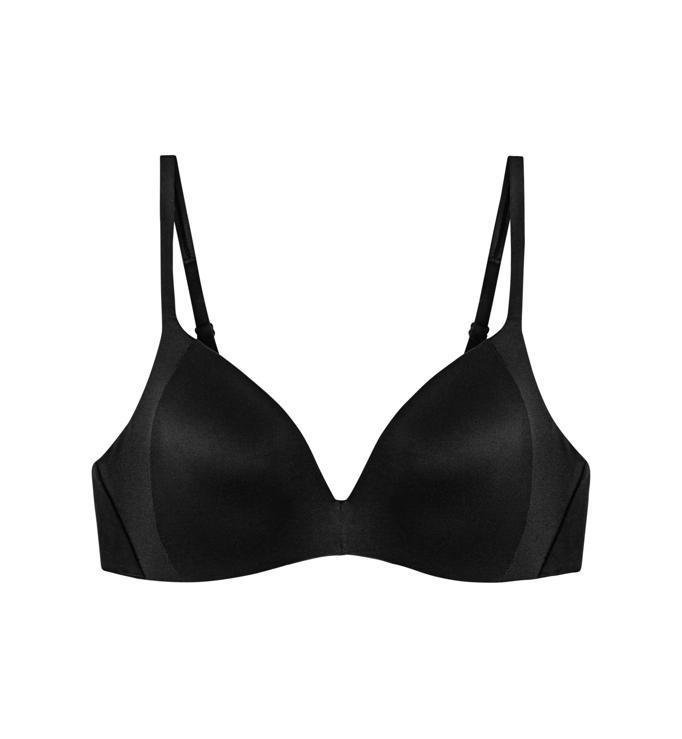 Triumph Body Make-up Soft Touch Kap İçi Boş Düz Balensiz Siyah Sütyen