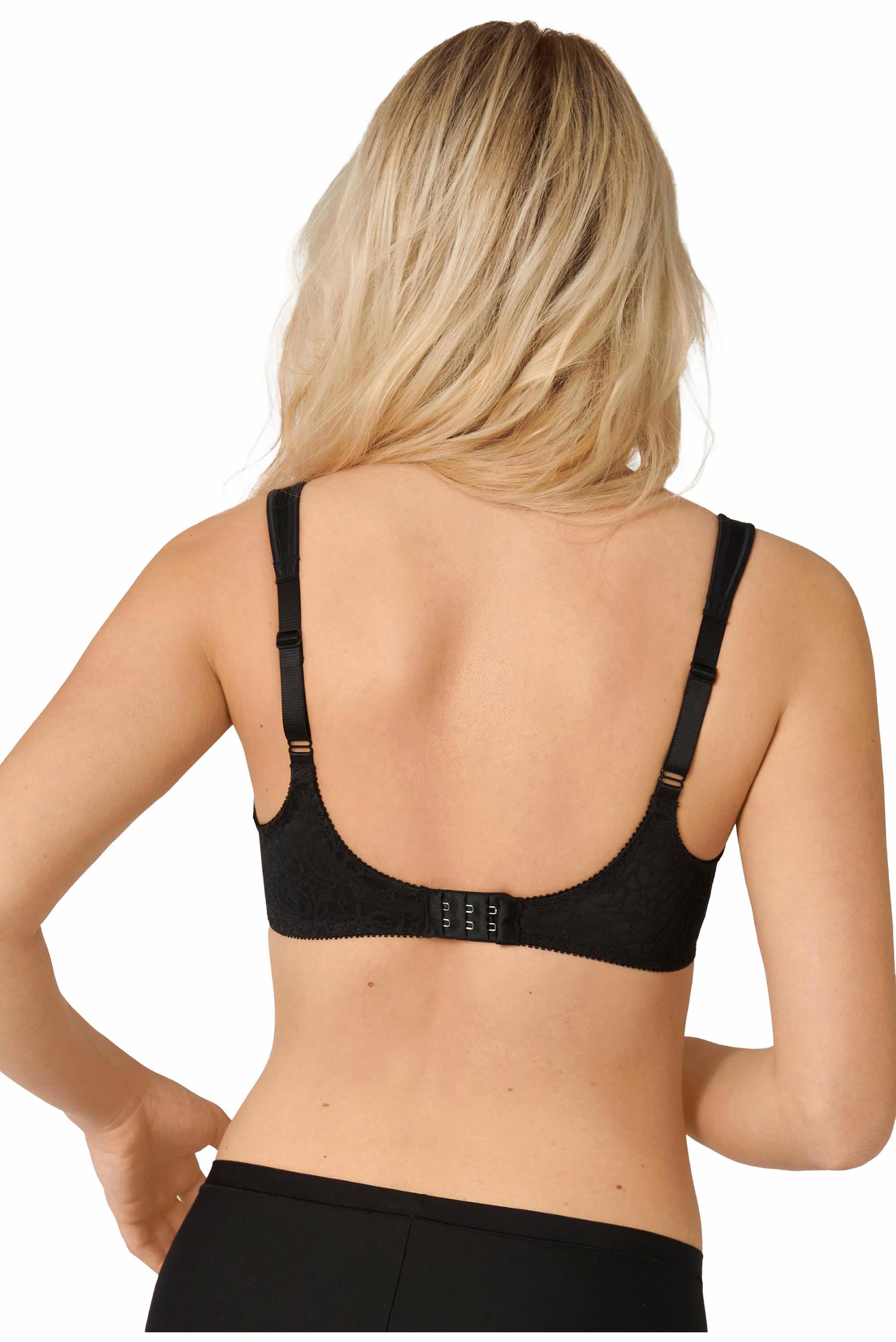 Triumph Comfort Minimizer W X Balenli Düz Toparlayıcı Siyah Sütyen
