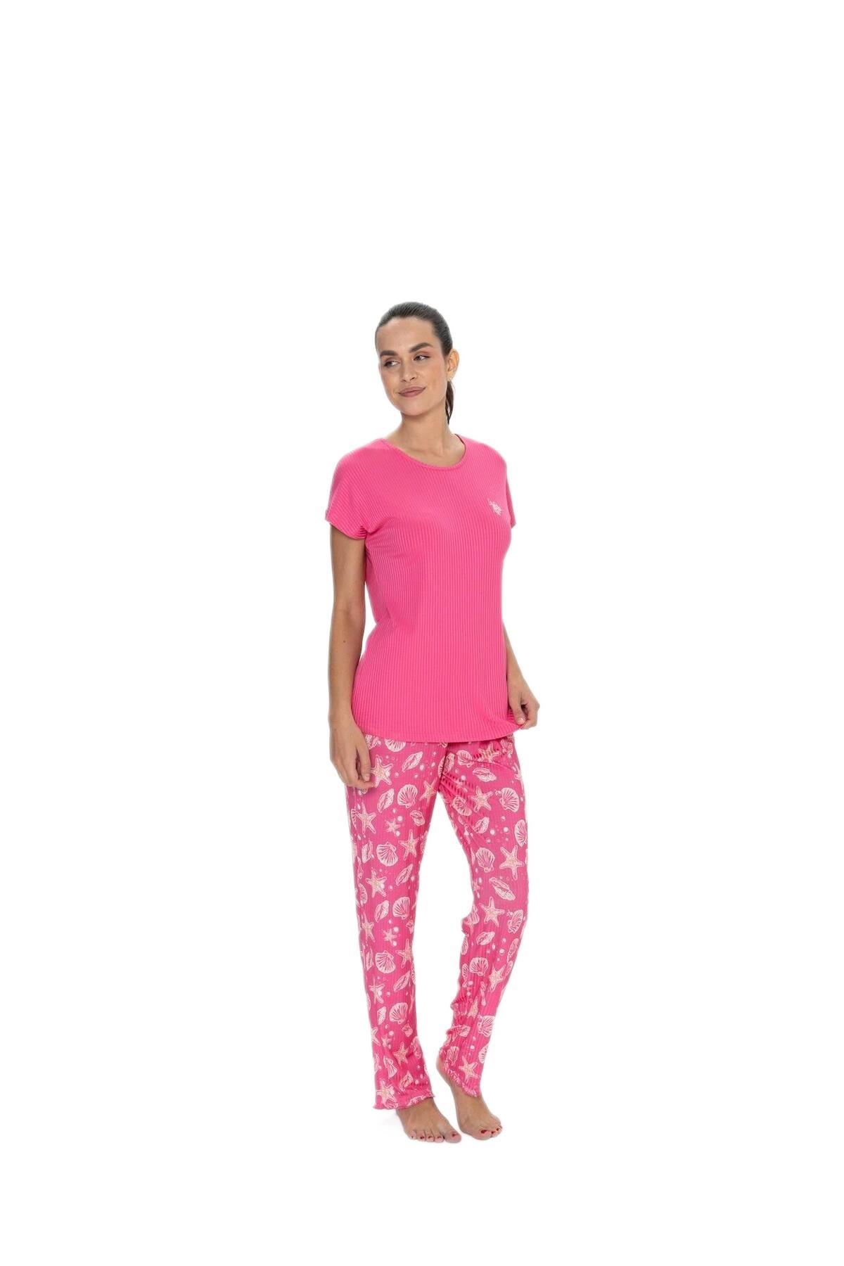 U.S. Polo Assn. Kadın Pijama Takım 20105 