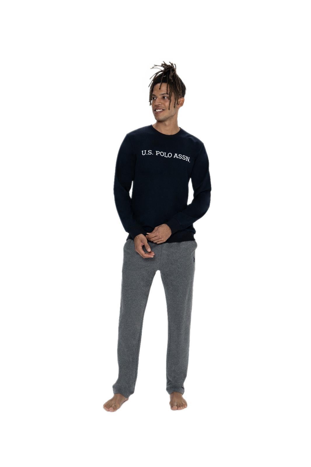 U.S. Polo Assn. Erkek Lacivert Pijama Takım 18858 
