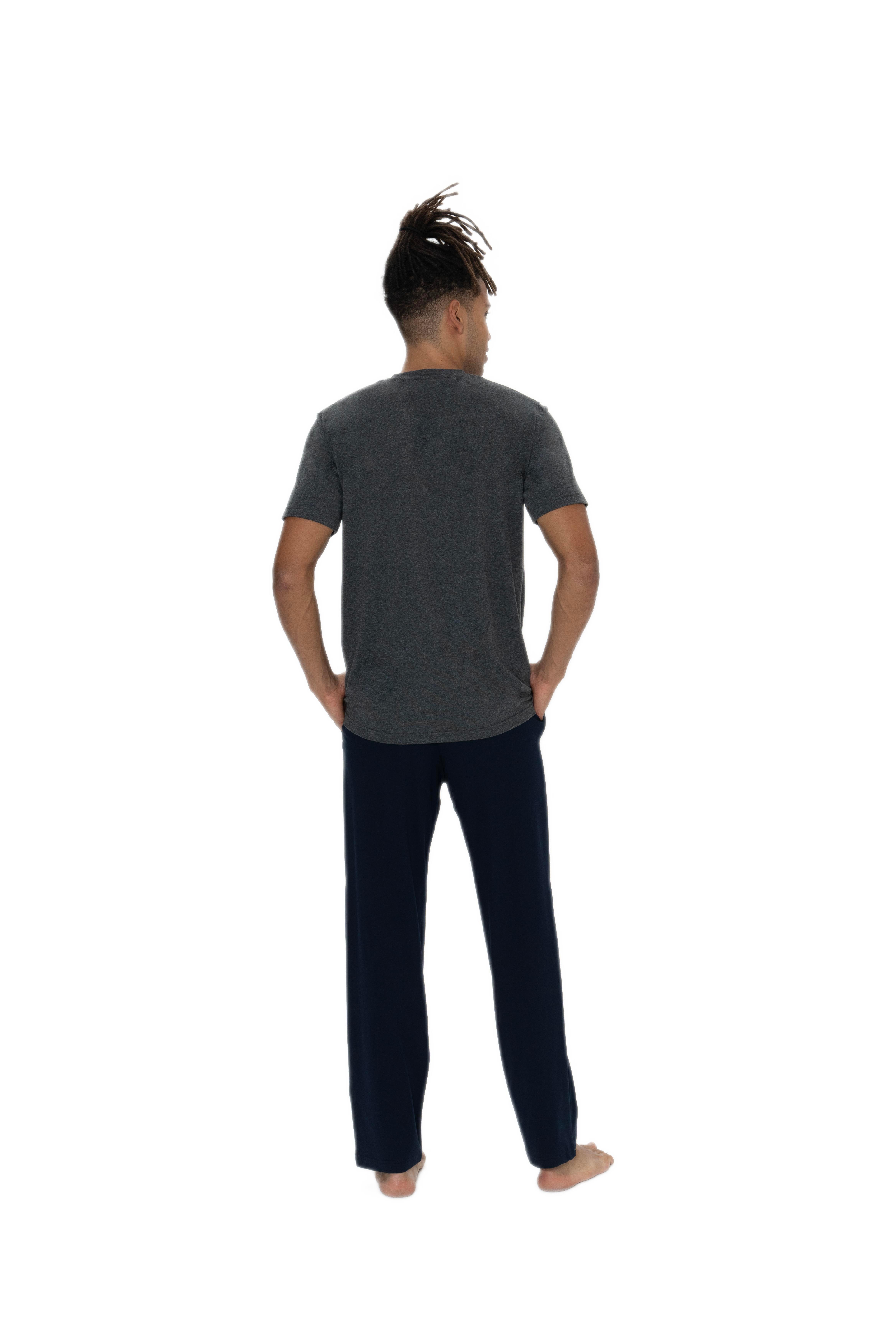 U.S. Polo Assn. Erkek Antrasit Melanj Pijama Takım 18901