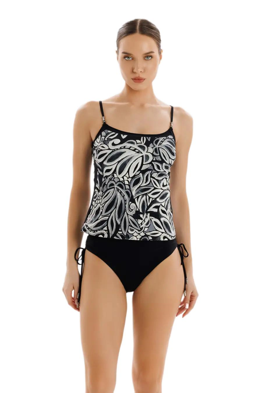 Zeki Kadın Desenli Tankini T.6010-26