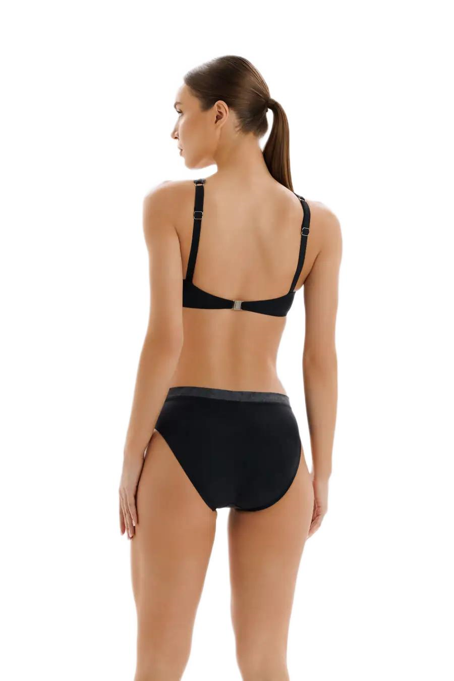 Zeki Kadın Siyah Üçgen Bikini Takımı B.1730-26