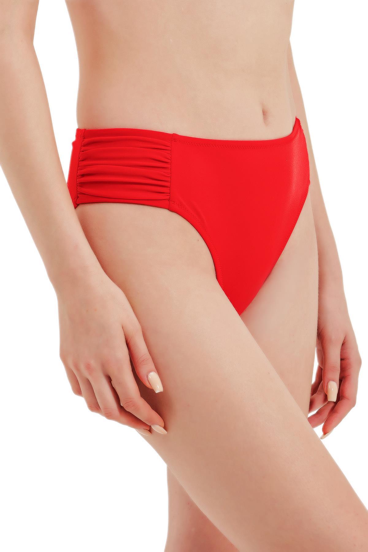 Zeki Yüksel Bel Kırmızı Bikini Alt 