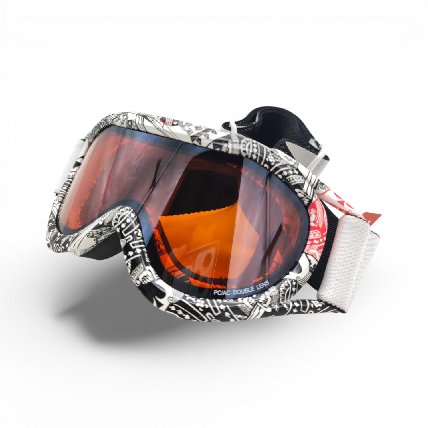 Cebe Super Marwin Kayak Snowboard Gözlük BeyazKavuniçi CB1060B788