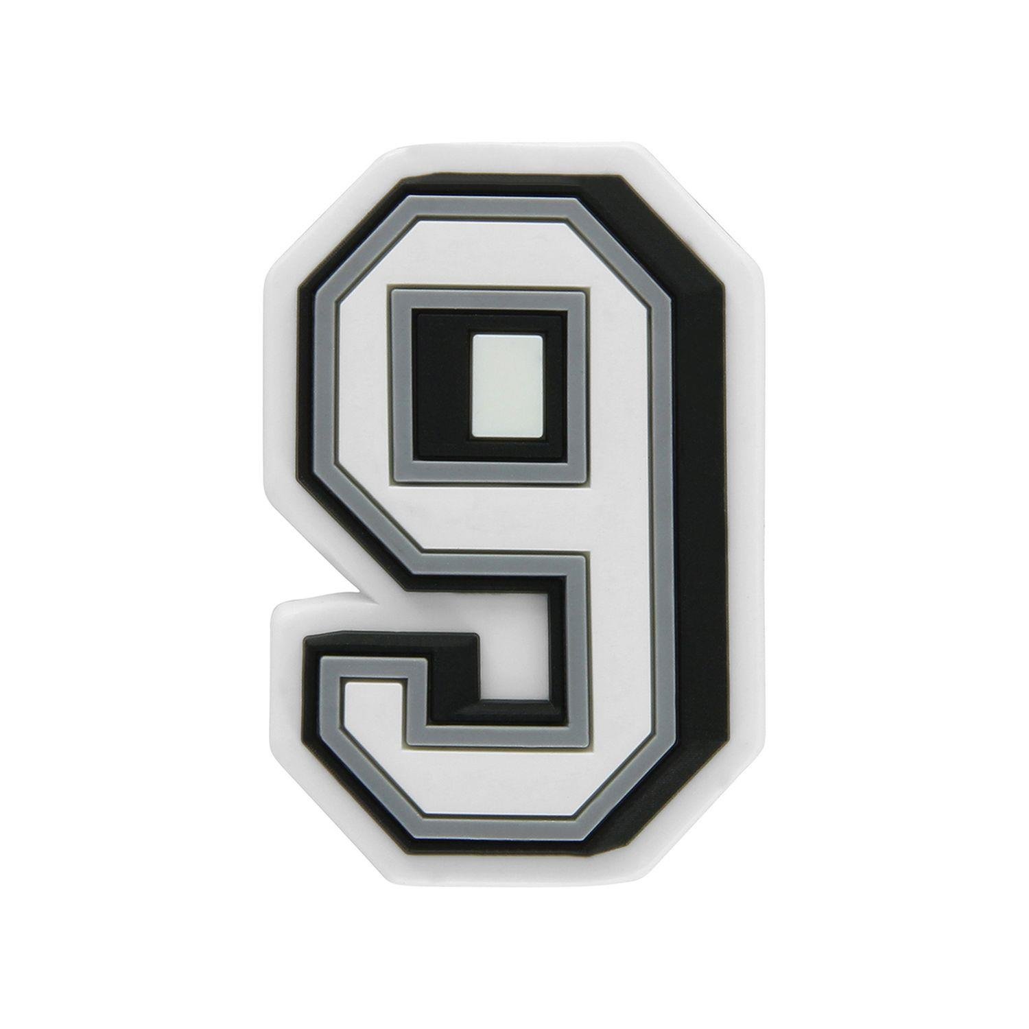 Jibbitz B W Number 9 J03013