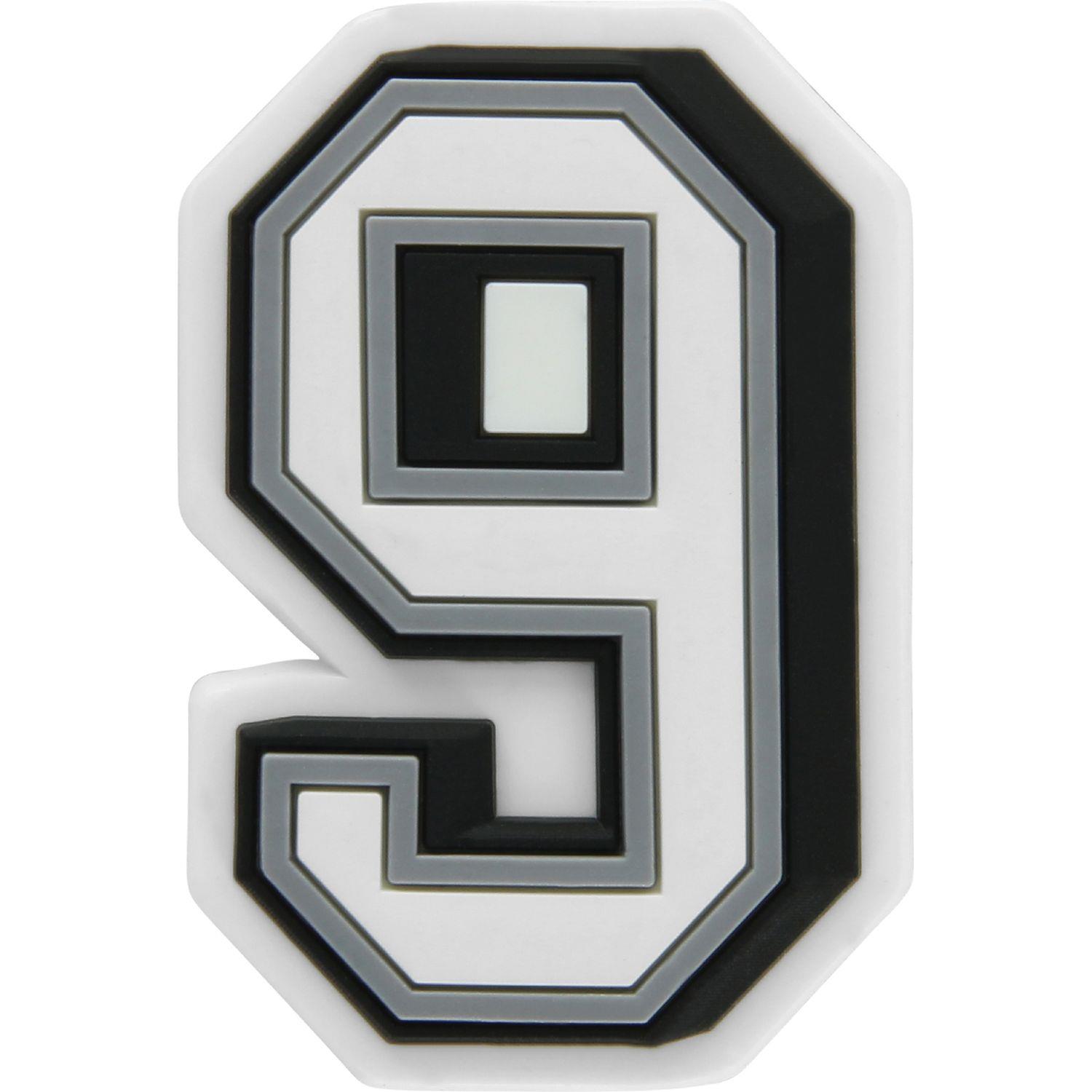 Jibbitz B W Number 9 J03013