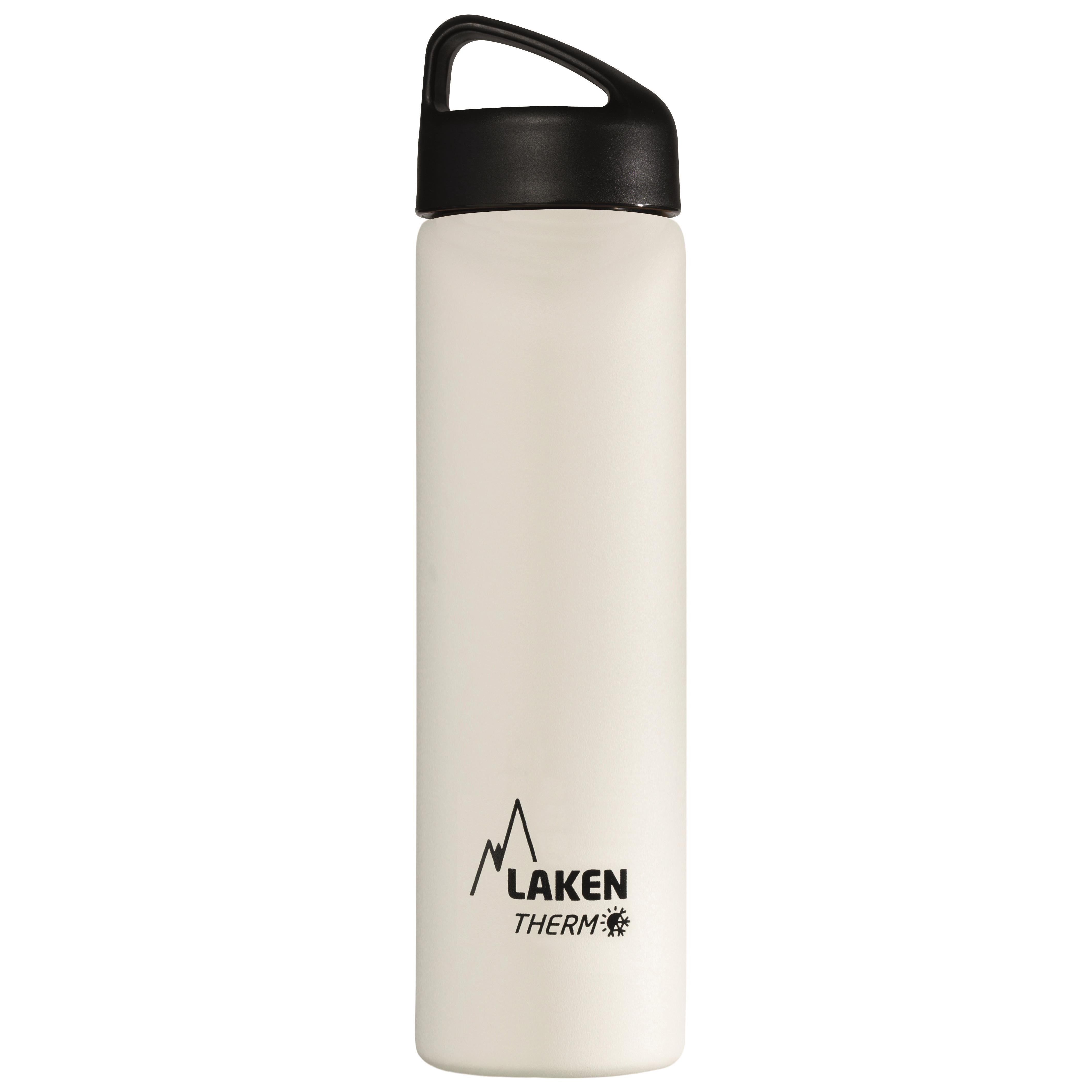 Laken Çelik 18/8 Classic Termos Şişe 0,75L - Beyaz LKTA7B