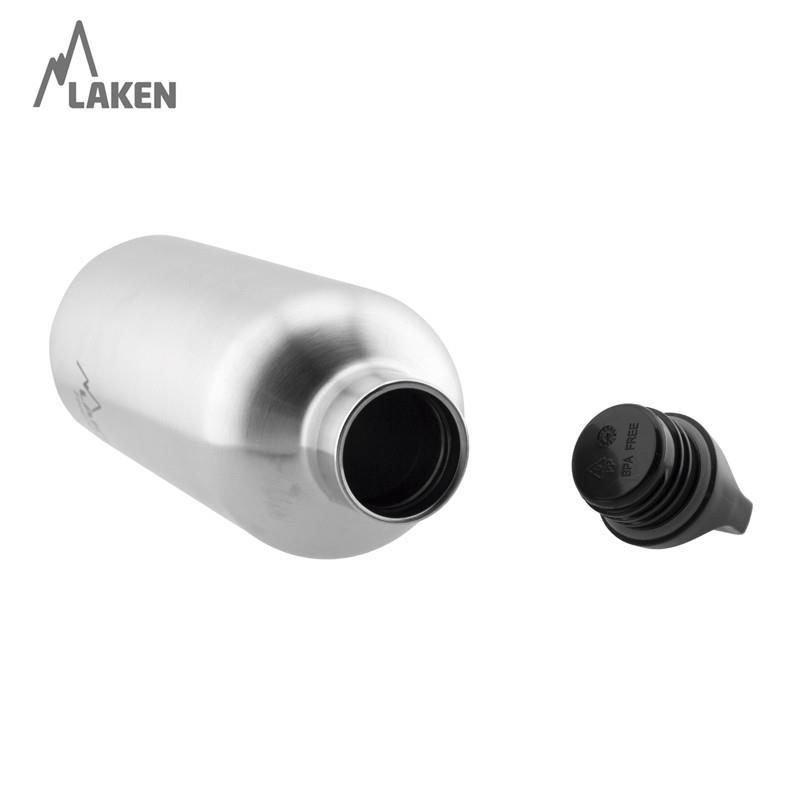 Laken Çelik 18/8 Futura Termos Şişe 0,50L - Siyah LKTE5N