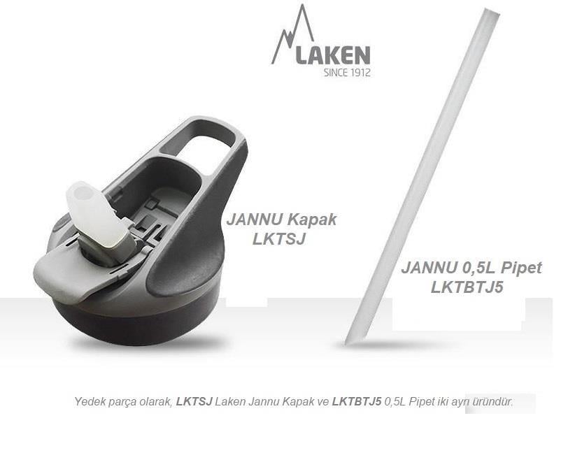 Laken Çelik 18/8 Jannu Termos Şişe 0,50L - Turuncu LKTJ5O