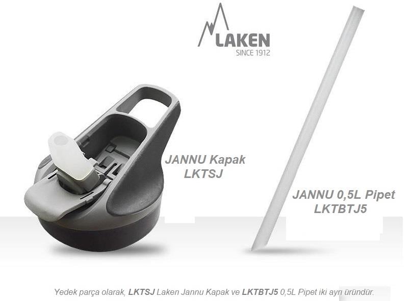 Laken Çelik 18/8 Jannu Termos Şişe 0,50L - Mavi LKTJ5A
