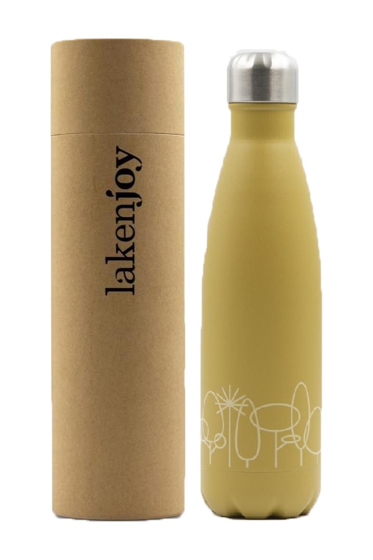 Laken Çelik 18/8 LakenJoy Termos Şişe 0,50L - Drinklife Forest LKDLJ50F
