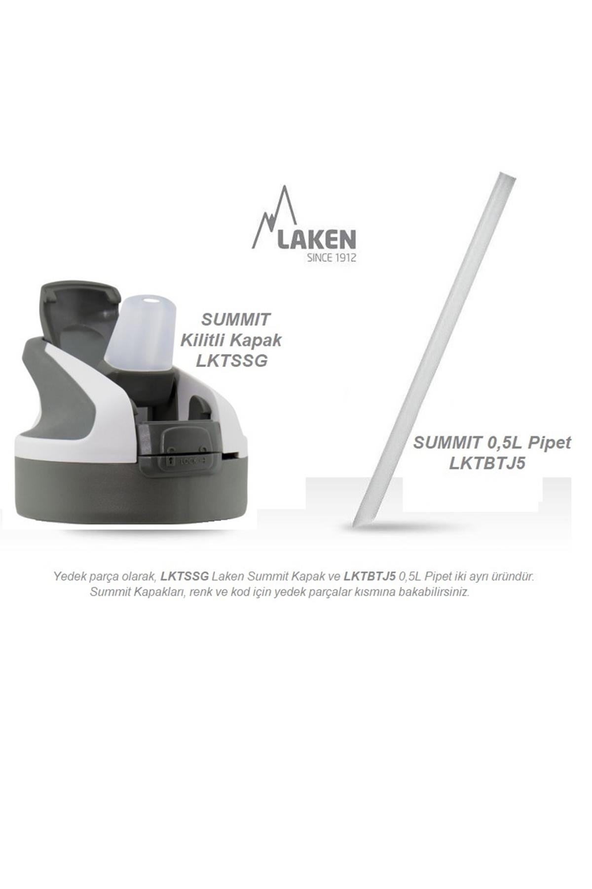 Laken Çelik 18/8 Summit Termos Şişe 0,50L - Mavi LKTS5A