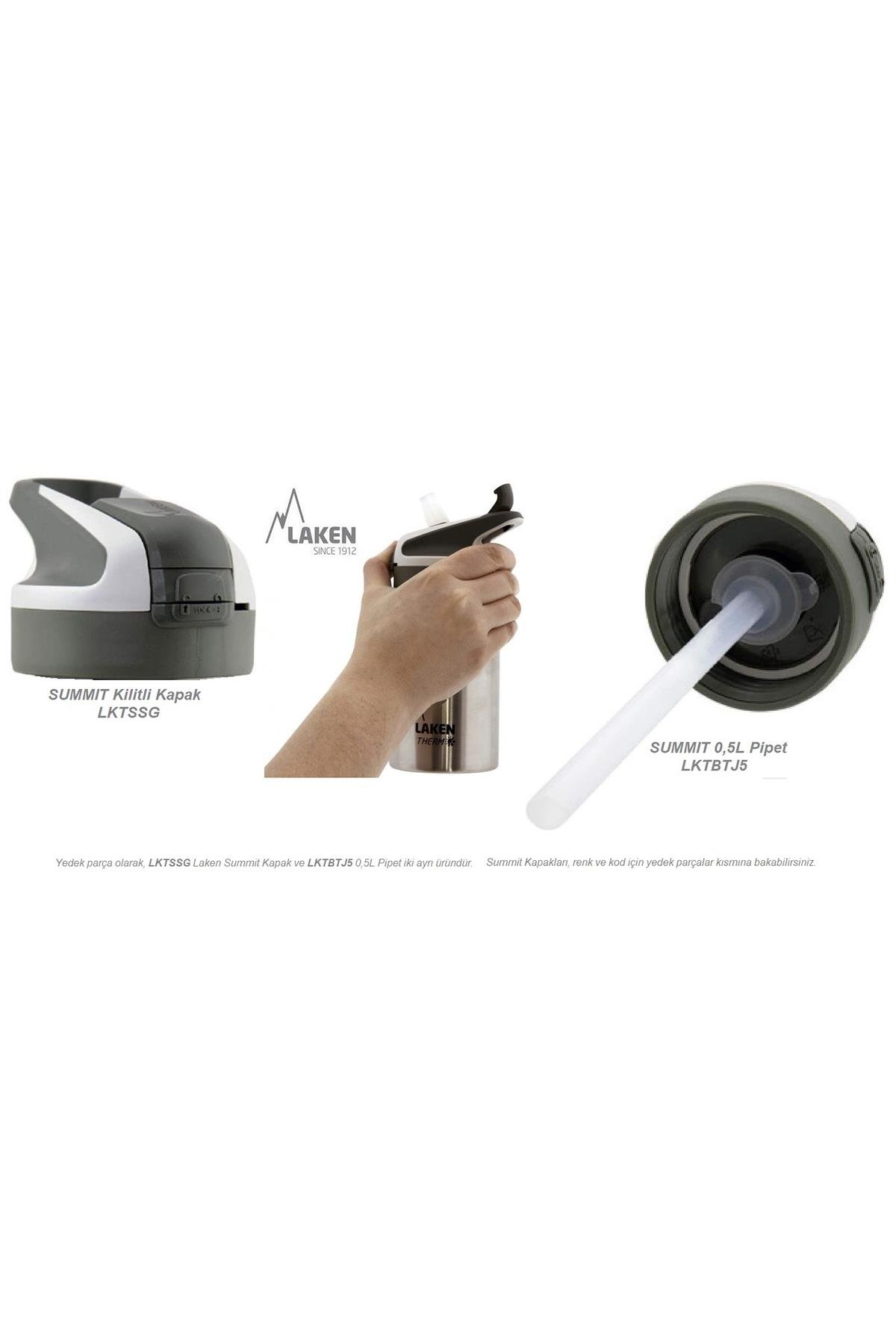 Laken Çelik 18/8 Summit Termos Şişe 0,50L - Mavi LKTS5A