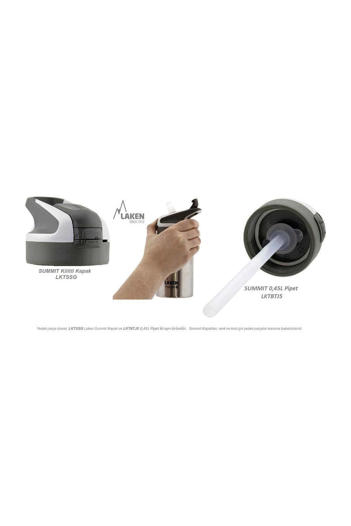 Laken Tritan Summit Şişe 0,45L - Pembe LKTNS4P