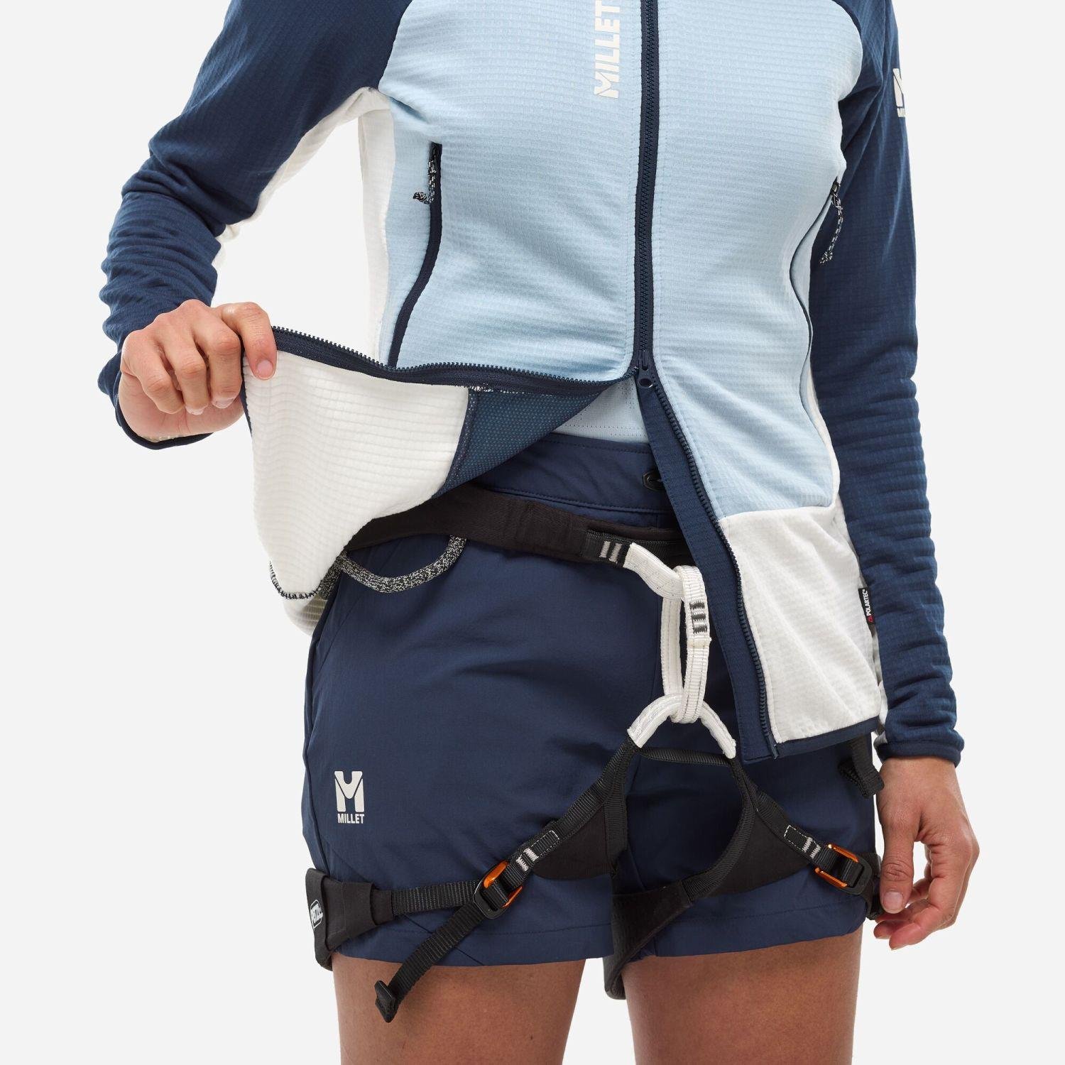 Millet FUSION GRID H Kadın  Kapşonlu Polar Ceket Tam Fermuar  MIV9032 N9954