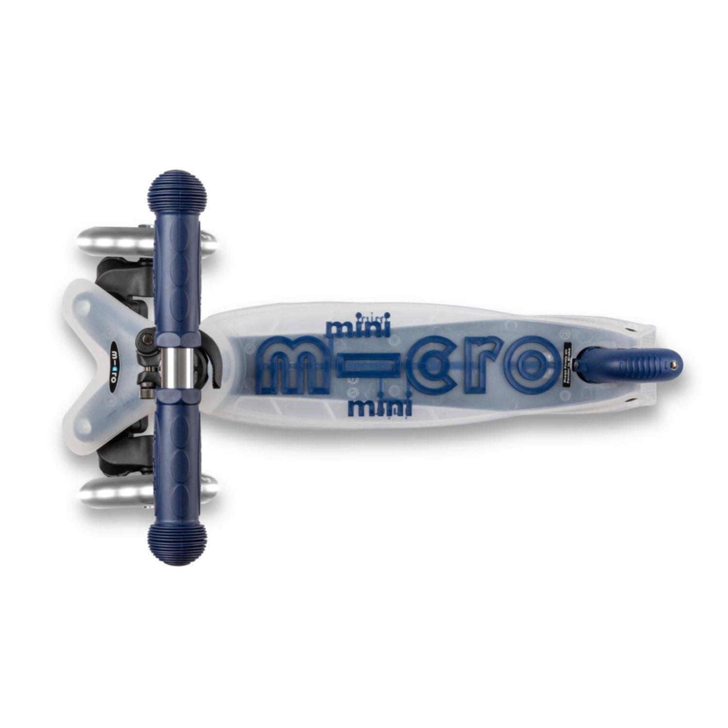 Mini Mikro DELUXE FLUX LED NAVY Scooter MCR.MMD204