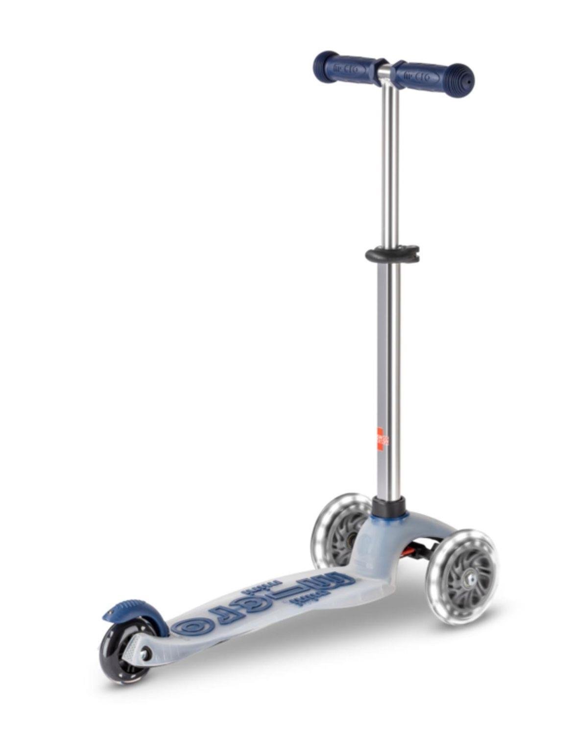 Mini Mikro DELUXE FLUX LED NAVY Scooter MCR.MMD204