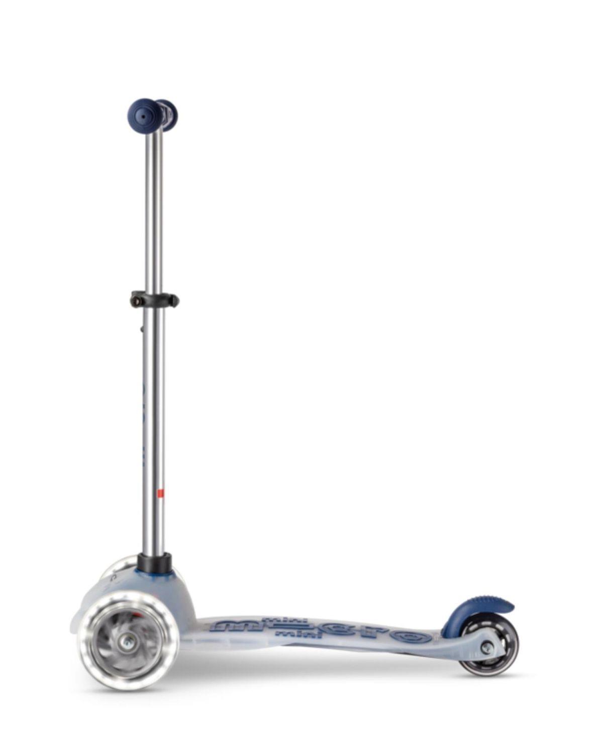 Mini Mikro DELUXE FLUX LED NAVY Scooter MCR.MMD204
