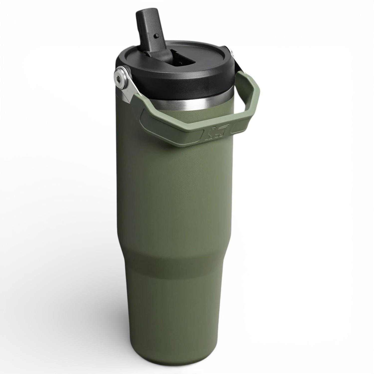 Stanley The IceFlow™ Flip Straw 2.0 Tumbler 0.89L / 30oz Dried Pine Termos AS1012043077