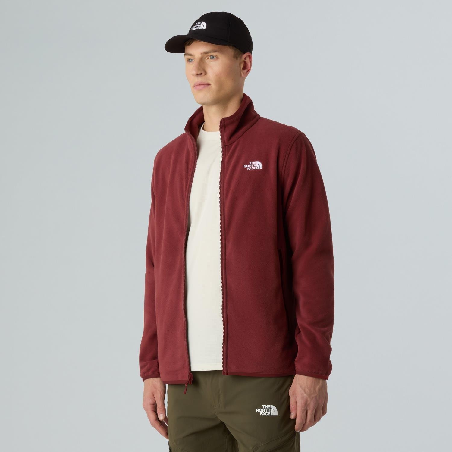 The North Face Erkek Glacier Tam Boy Fermuarlı Polar Nf0A8D0R0Vo1