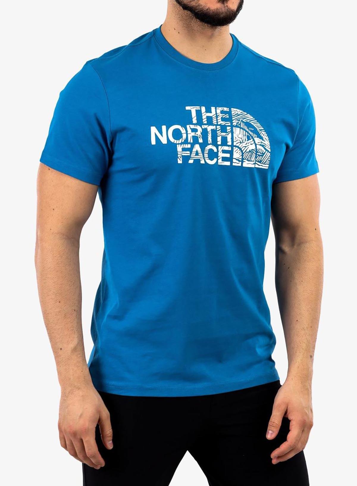 The North Face  Erkek S/S WOODCUT DOME  Tişört NF00A3G1M191