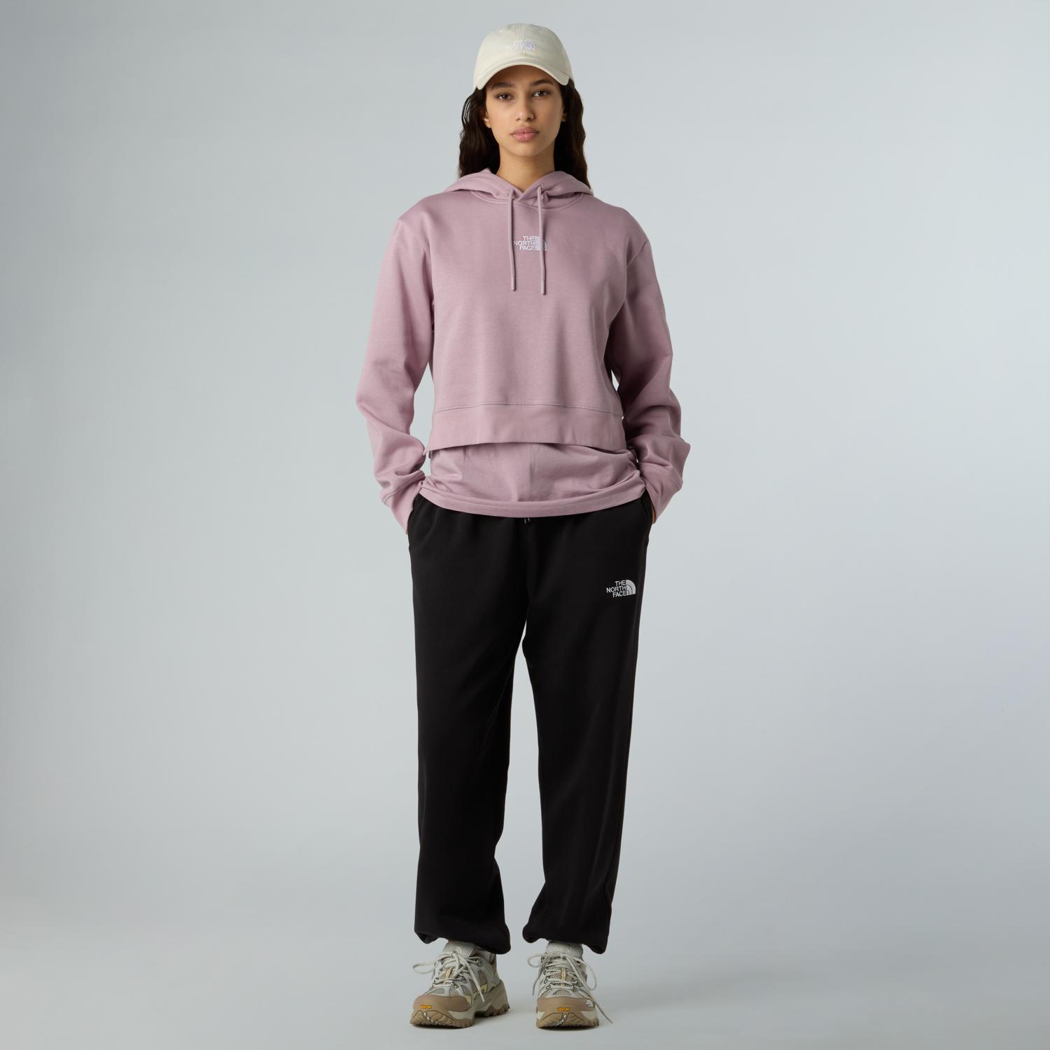 The North Face  Kadın Essentıal Crop Hoodıe Sweatshirt Nf0A89Exd2Q1