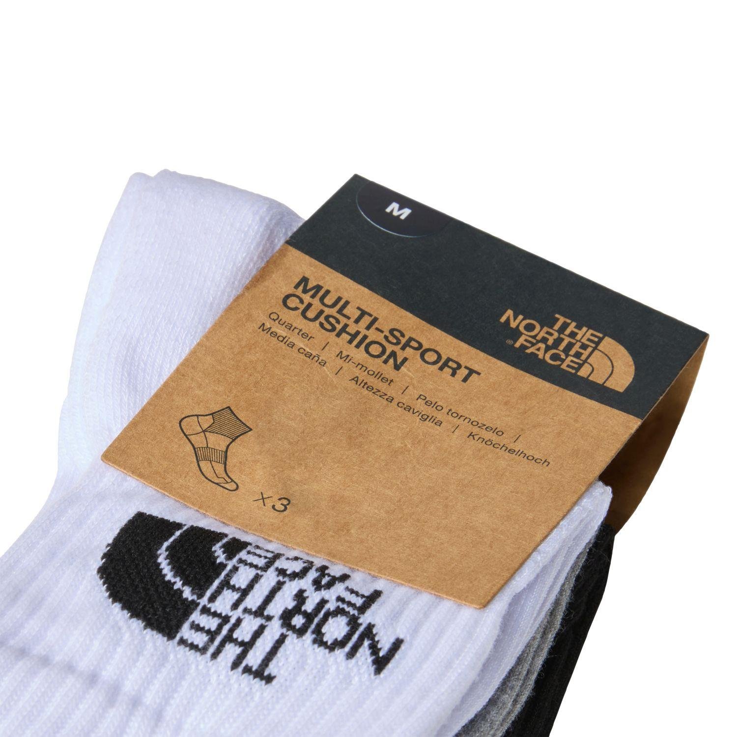 The North Face MULTI SPORT CUSH QUARTER Çorap 3P NF0A882G3OW1