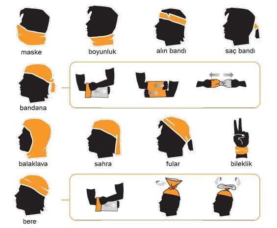 Wind Fluor Bandana Wd1027