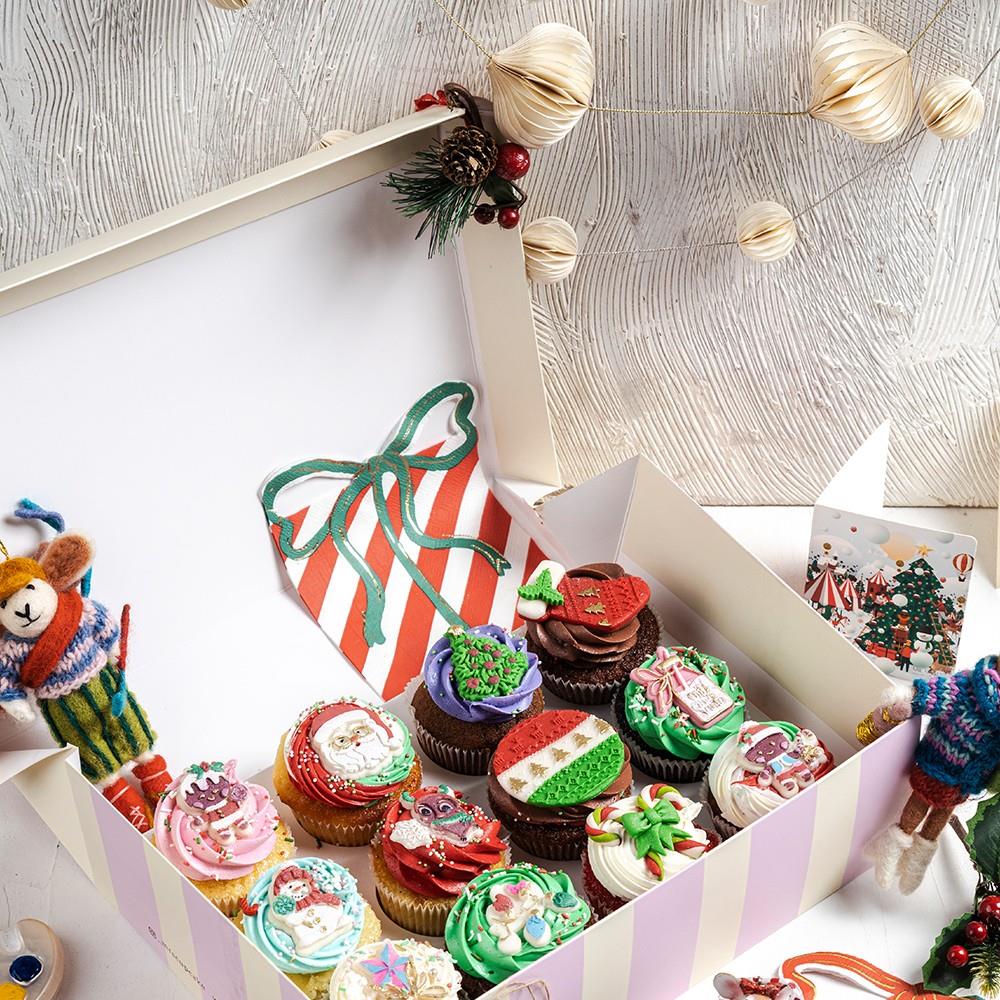 2 Boyutlu Yılbaşı Özel Cupcake
