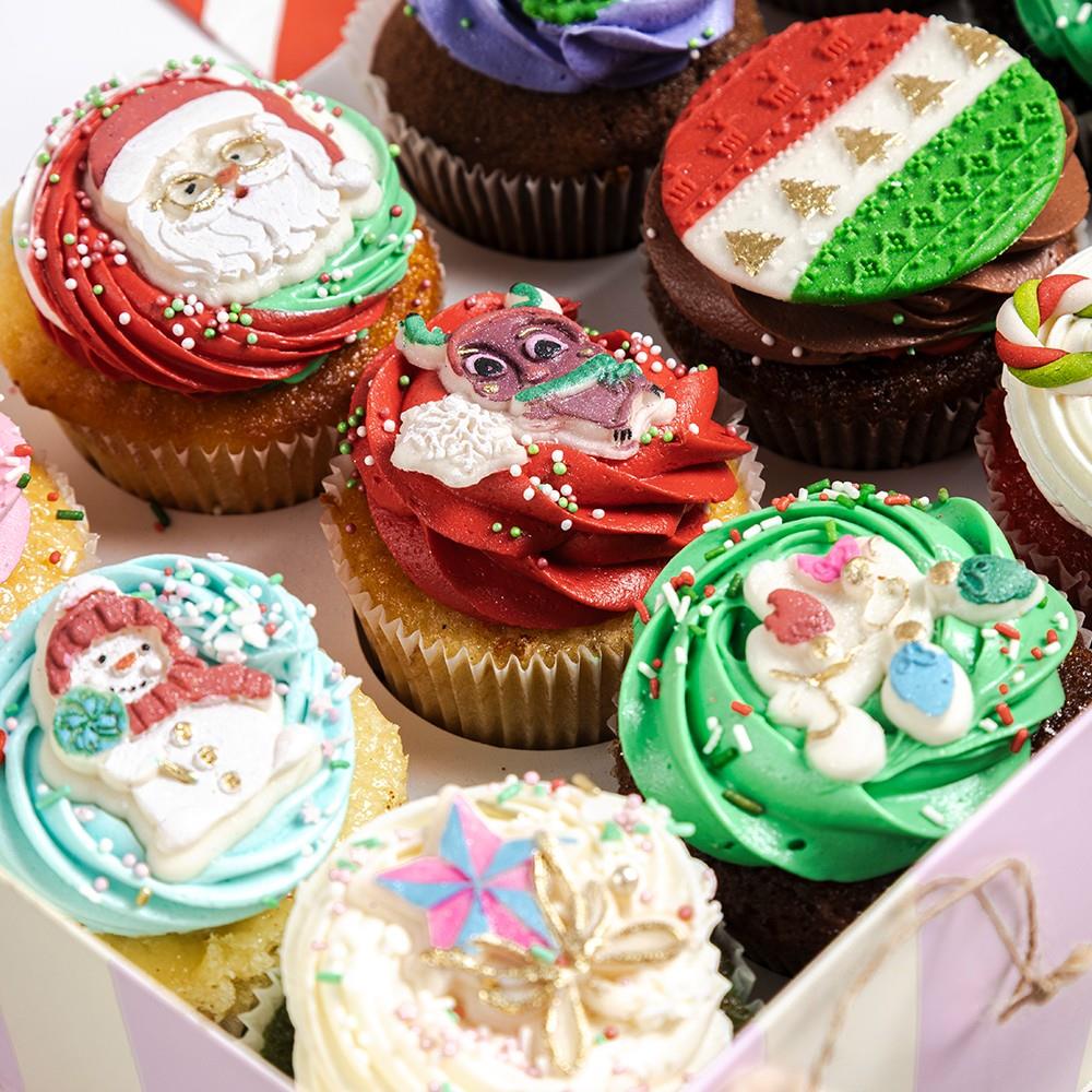 2 Boyutlu Yılbaşı Özel Cupcake