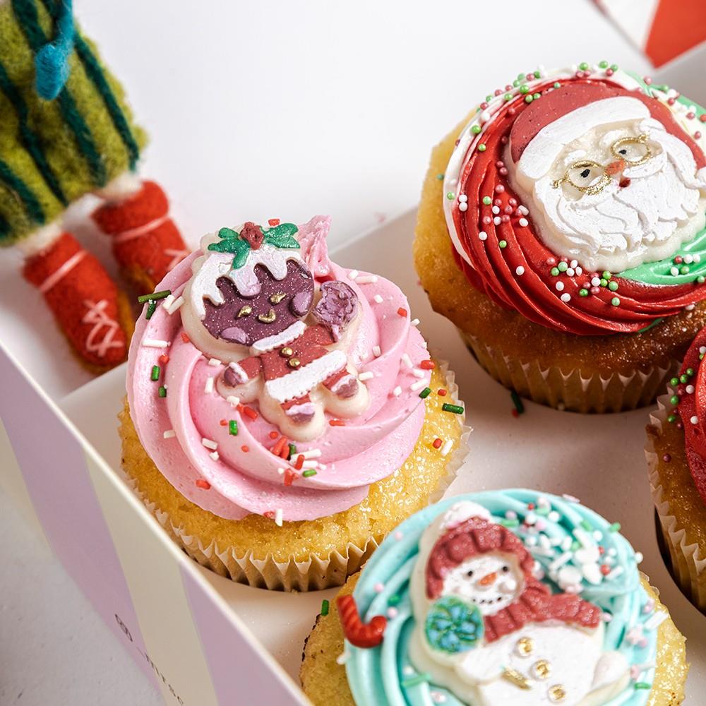 2 Boyutlu Yılbaşı Özel Cupcake