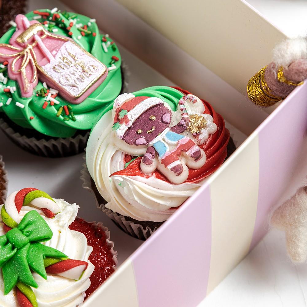 2 Boyutlu Yılbaşı Özel Cupcake