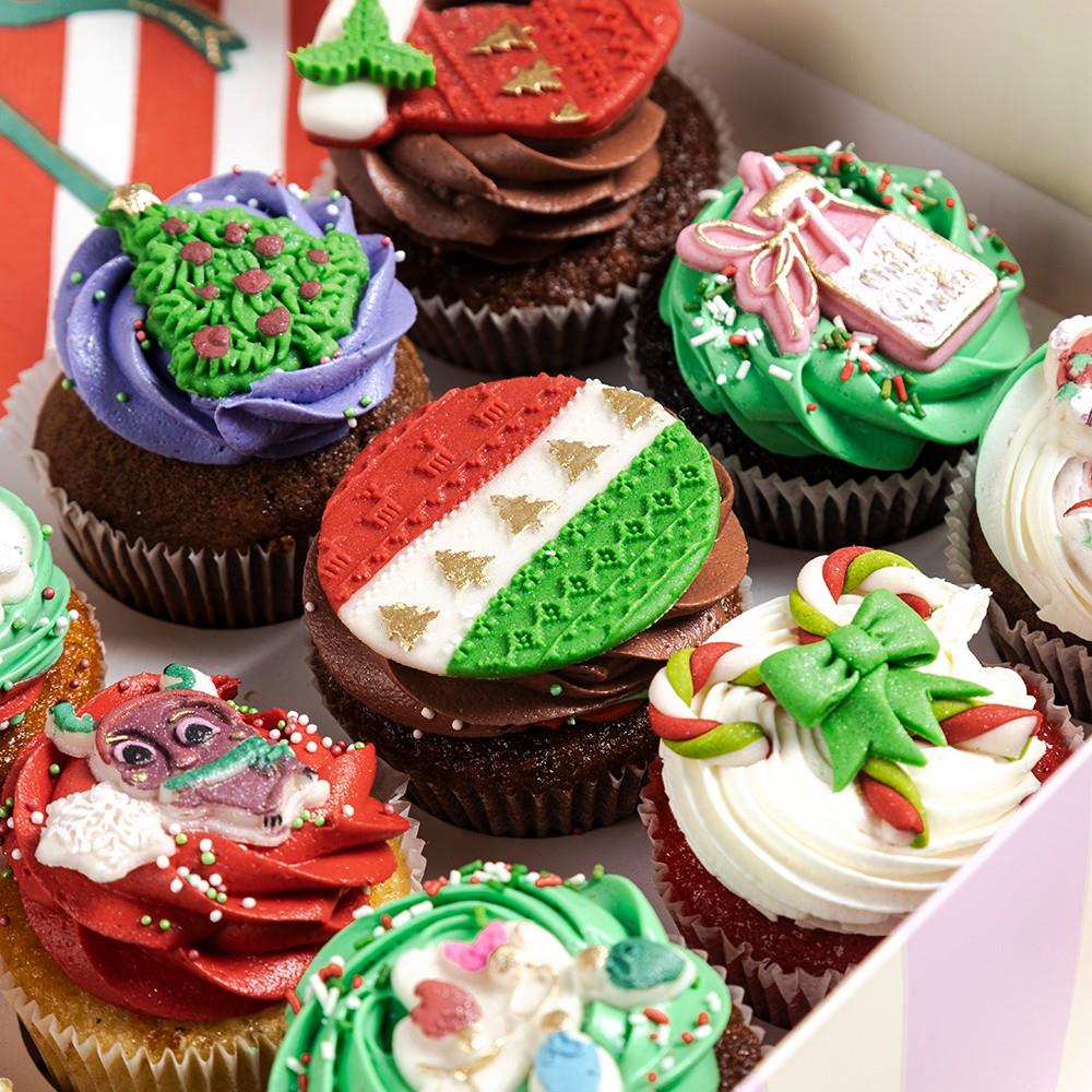 2 Boyutlu Yılbaşı Özel Cupcake